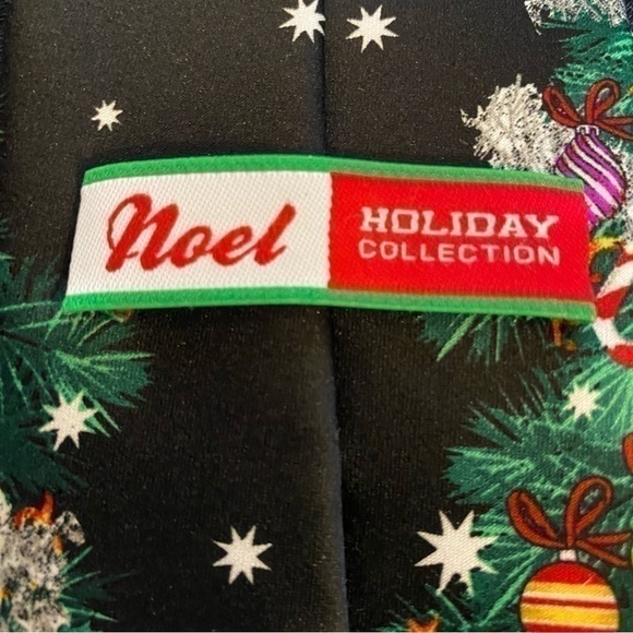 Noel Holiday Collection Deck The Halls Ugly Christmas Tie - Picture 3 of 5
